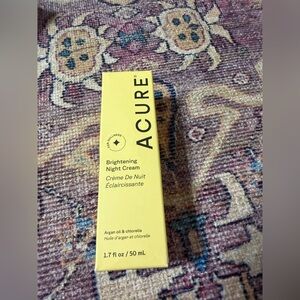 Acure Brightening Night Cream - full size new in box